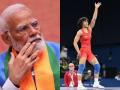 Paris Olympic 2024: "विनेश, आप चैंपियनों में चैंपियन हैं!", प्रधानमंत्री नरेंद्र मोदी ने जताया दुख - Hindi News | Paris Olympic 2024 Vinesh Phogat disqualified narendra modi tweets | Latest india News at Lokmatnews.in