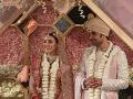 Kajal Aggarwal Wedding: शादी के बंधन में बंधीं काजल अग्रवाल, शाही अंदाज के वेडिंग लुक की देखें PHOTOS - Hindi News | actress-kajal-agarwal-start-new-journey-marries-gautam-kitchlu | Latest bollywood News at Lokmatnews.in