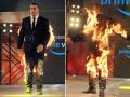 अक्षय कुमार ने खुद को आग लगा की रैंप वॉक, दर्शकों के छूटे पसीने - Hindi News | Photos: Akshay Kumar digital debut on Amazon Prime, Walks on Ramp with fire on his clothes | Latest bollywood Photos at Lokmatnews.in