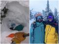 अमेरिका: मोटी बर्फ की चादर में फंसे शख्स को स्कीयर ने निकाला सुरक्षित, जिंदगी बचाने वाले को इंटरनेट यूजर्स ने बताया 'हीरो', देखें वीडियो - Hindi News | American Skier Francis Zuber rescued Ian Steger trapped in thick sheet of snow Mt. Baker wahsington internets call hero | Latest weird News at Lokmatnews.in