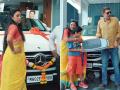 अनुपमा ने खरीदी मर्सिडीज कार, किया डांस और पति को लगाया गले - Hindi News | Anupama Fame Rupali Ganguly buys New Mercedes benz car | Latest bollywood Photos at Lokmatnews.in
