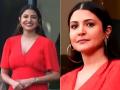स्टेडियम में छाया प्रेग्नेंट अनुष्का शर्मा का ये अंदाज, रेड ड्रेस में फ्लॉन्ट किया बेबी बंप, देखें तस्वीरें - Hindi News | Anushka Sharma Baby Bump flaunts in red dress in cricket stadium see pics | Latest bollywood Photos at Lokmatnews.in