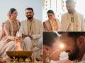 KL Rahul Athiya Shetty Wedding Photos: शादी के बंधन में बंधे अथिया शेट्टी और केएल राहुल, तस्वीरें आई सामने - Hindi News | Athiya Shetty and KL Rahul wedding pictures goes viral on social media see pics | Latest bollywood Photos at Lokmatnews.in