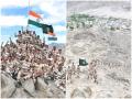 Azadi Ka Amrit Mahotsav: 12000 फीट की ऊंचाई पर ITBP के जवानों ने फहराया तिरंगा, देशवासियों से की भावुक अपील - Hindi News | Azadi Ka Amrit Mahotsav har ghar tiranga ITBP jawans hoisted tricolor ladakh 12000 feet altitude appeal countrymen | Latest india News at Lokmatnews.in