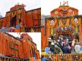 Badrinath dham: बदरीनाथ धाम के कपाट खुले, पहुंचे हजारों श्रद्धालु, देखें तस्वीरें - Hindi News | Badrinath Dham Open Today Uttarakhand Char Dham Yatra 2023 | Latest spirituality Photos at Lokmatnews.in