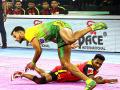 Pro Kabaddi 2022: बेंगलुरु बुल्स और पटना पाइरेट्स 31-31, यूपी योद्धाज ने तमिल थलाइवाज को 41-24 से हराया, नंबर एक पर जयपुर की टीम - Hindi News | Pro Kabaddi 2022 Bengaluru Bulls & Patna Pirates 31-31, UP Yoddhas beat Tamil Thalaivas 41-24 jaipur pink number one 26 point | Latest other-sports News at Lokmatnews.in