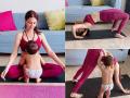 'भाभीजी घर पर हैं' की अनीता भाभी ने शेयर की योगा करते हुए तस्वीरें, see pics - Hindi News | Bhabi Ji ghar par hain Anita Bhabhi aka Saumya Tandon yoga pictures goes viral on internet see pics | Latest television Photos at Lokmatnews.in