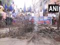 Bharat Bandh Live Updates: बिहार में सड़कों- रेलवे ट्रैक पर प्रदर्शनकारी, राजस्थान में स्कूल-कॉलेज बंद; यूपी में सुरक्षा कड़ी... कई राज्यों में 'भारत बंद' का असर - Hindi News | Bharat Bandh Live Updates Protestors on roads and railway tracks in Bihar schools and colleges closed in Rajasthan Security tightened in UP impact of Bharat Bandh in many states | Latest india News at Lokmatnews.in