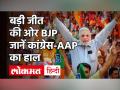 Gujarat Municipal Election Result 2021: BJP जीत की ओर, Congress पीछे,  AAP का खाता खुला AIMIM का नहीं गुज - Hindi News | Gujarat Municipal Election Result 2021 | Latest india Videos at Lokmatnews.in