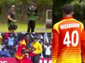 6 फीट 8 इंच लंबे 21 साल के गेंदबाज ने मचाई हलचल, देखें तस्वीरें - Hindi News | tallest cricketer: Blessing Muzarabani Doing really fabulous by his blowing see his pics, images | Latest cricket Photos at Lokmatnews.in