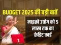 Budget 2025 की बड़ी बातें, जानिए जनता के लिए क्या है बजट में खास? - Hindi News | Budget 2025 Know what is special in the budget for the public | Latest business Photos at Lokmatnews.in