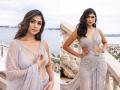 Mrunal Thakur goes desi in net saree and bralette at Cannes 2023 - Hindi News | Mrunal Thakur goes desi in net saree and bralette at Cannes 2023 | Latest entertainment Photos at Lokmattimes.com