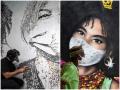 कोरोना में कला: कलाकारों ने दीवारों पर पेंटिंग्स बनाकर योद्धाओं को दिया सम्मान, देखें तस्वीरें - Hindi News | Art in Corona: Artists from India-abroad show gratitude to Corona warriors by making wall paintings, see photos | Latest india Photos at Lokmatnews.in