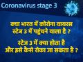 Coronavirus stage 3 : क्या भारत में कोरोना वायरस स्टेज 3 में पहुंचने वाला है ? तीसरे स्टेज में क्या होता है और बचने के लिए क्या करें ? - Hindi News | Coronavirus stage in india What happens in the coronavirus satge 2 satge 3 stage 4 how to stop covid 19 | Latest health Photos at Lokmatnews.in