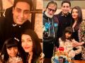 Abhishek Bachchan Birthday: ऐश्वर्या राय बच्चन ने अभिषेक को दी जन्मदिन की बधाई, शेयर की PHOTO - Hindi News | aishwarya rai bachchan celebrate abhishek bachchan 44th birthday With Aaradhya, Jaya And Amitabh Bachchan, see pics | Latest bollywood Photos at Lokmatnews.in