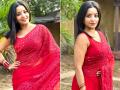 लाल साड़ी में मोनालिसा ने फिर इंटरनेट पर मचाई धूम, तस्वीरें देखकर हो जाएंगे दीवाने - Hindi News | bhojpuri actress monalisa red saree latest image photos and pictures goes viral again over internet | Latest bollywood Photos at Lokmatnews.in