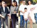 एयरपोर्ट पर प्रियंका चोपड़ा और निक जोनस आए नजर, बेटी के साथ पहली बार दिखीं शिल्पा शेट्टी, देखें फोटो - Hindi News | Priyanka Chopra with Nick Jonas and Shilpa Shetty with daughter spotted at airport see photos | Latest bollywood Photos at Lokmatnews.in