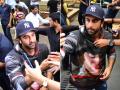 Happy Birthday Ranbir Kapoor: बर्थडे विश करने आए फैंस के साथ रणबीर कपूर ने जमकर ली सेल्फी, दिखा कूल अंदाज - Hindi News | Images for Happy Birthday Ranbir Kapoor, ranbir selfie with fans images goes viral on social medai | Latest bollywood Photos at Lokmatnews.in