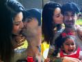 सनी लियोन ने खुल्लम खुल्ला पति को किया KISS, सोशल मीडिया पर वायरल हुईं खास अंदाज की फोटो - Hindi News | sunny leone share birthday celebration with her husband daniel weber, see pics images and latest photo | Latest bollywood Photos at Lokmatnews.in