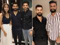 विराट-अनुष्का ने आरसीबी के खिलाड़ियों को अपने घर पर दिया डिनर, देखें पार्टी की फोटोज - Hindi News | Virat Kohli and Anushka Sharma hots dinner for RCB players on Mumbai House | Latest cricket Photos at Lokmatnews.in