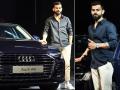 Audi A6 के लॉन्च इवेंट में नजर आए कोहली, 6.8 सेकेंड कार पकड़ लेती है 100 की स्पीड - Hindi News | New Generation Audi A6 Launched In India, Cricketer Virat Kohli at the launch Event | Latest cricket Photos at Lokmatnews.in