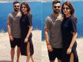 विराट कोहली और अनुष्का इस अंदाज में मना रहे हैं वेकेशन, देखें तस्वीरें - Hindi News | virat kohli and Anushka Sharma enjoy vacation see anushka sharma gorgeous black dress pics | Latest bollywood Photos at Lokmatnews.in