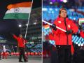विंटर ओलंपिक 2018 का रंगारंग उद्घाटन, देखें बेहतरीन तस्वीरें - Hindi News | Winter Olympics 2018: Shiva Keshavan carries Indian flag during Opening Ceremony | Latest other-sports Photos at Lokmatnews.in