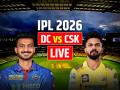 DC vs CSK Highlights: चेन्नई सुपर किंग्स की 8 विकेट से जीत - Hindi News | DC Vs CSK LIVE Score IPL 2026 Delhi Capitals Chennai Super Kings | Latest cricket News at Lokmatnews.in