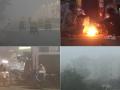 Delhi NCR Weather : दिल्ली-एनसीआर में ठंड और कोहरे का डबल अटैक जारी, देखें तस्वीरें - Hindi News | delhi ncr weather forecast today Dense fog engulfs north India | Latest india Photos at Lokmatnews.in