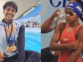 National Games Dhinidhi Desinghu: कौन हैं 14 वर्षीय धीनिधि देसिंघु?, राष्ट्रीय खेलों में तीन स्वर्ण पदक जीतकर... - Hindi News | National Games Dhinidhi Desinghu 14-year-old Paris Olympian clinches 3 gold medals in swimming at National Games | Latest india News at Lokmatnews.in
