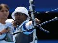 Archery World Cup Stage 2 in Shanghai: चीन को 5-4 से हराकर गोल्ड पर कब्जा?, दीपिका कुमारी, अंकिता भगत और कुमकुम मोहोद ने रचा इतिहास - Hindi News | Archery World Cup Stage 2 in Shanghai Deepika Kumari, Ankita Bhagat and Kumkum Mohod created history defeating China 5-4 win gold India stuns home favourites | Latest india News at Lokmatnews.in