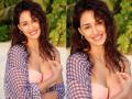 IN PICS: दिशा पटानीने बिकनी घालून समुद्रात दिली पोझ, फोटो झाले व्हायरल - Marathi News | Disha Patani in Pink Swimwear Photos From Maldives Vacation See Pics | Latest filmy Photos at Lokmat.com