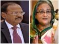 NSA अजीत डोभाल ने भारत पहुंचने पर बांग्लादेश की शेख हसीना से की मुलाकात - Hindi News | NSA Ajit Doval meets Bangladesh's Sheikh Hasina upon her arrival in India | Latest india News at Lokmatnews.in