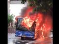 Delhi Bus Fire Video: सड़क पर धूं-धूं कर जली DTC बस, बाल-बाल बचे यात्री; देखें वीडियो - Hindi News | Delhi DTC Bus Gutted in Blaze Triggered by Short Circuit in AC System All 50 Passengers Evacuated Safely video viral | Latest india News at Lokmatnews.in
