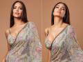 ईशा गुप्ता का साड़ी में ग्लैमरस अंदाज, डीपनेक लुक देख फैंस हुए दीवाने - Hindi News | Esha Gupta gorgeous in floral printed chiffon saree see pics | Latest bollywood Photos at Lokmatnews.in