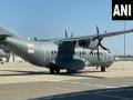 भारत पहुंचा पहला C-295 परिवहन विमान, वडोदरा के वायु सेना स्टेशन पर उतरा, स्पेन से हुआ है 56 विमानों का करार - Hindi News | first C-295 transport aircraft of the Indian Air Force landed at Air Force Station Vadodara | Latest india News at Lokmatnews.in