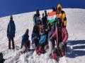 ITBP पर्वतारोहियों ने गंगोत्री-2 चोटी पर फहराया तिरंगा - Hindi News | itbp mountaineering team hoists tricolor on gangotri 2 peak successfully | Latest india News at Lokmatnews.in