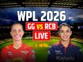 GG vs RCB Highlights: रॉयल चैलेंजर्स बेंगलुरु की 61 रन से जीत - Hindi News | GG vs RCB Live Match Scorecard WPL 2026 Gujarat Giants Women Vs Royal Challengers Bengaluru Women Live Score | Latest cricket News at Lokmatnews.in