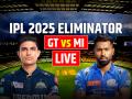 GT vs MI Highlights: मुंबई इंडियंस 20 रनों से जीती, गुजरात टाइटंस की हार - Hindi News | GT vs MI Live Score IPL 2025 Playoffs Eliminator Gujarat Titans vs Mumbai Indians Match in Mullanpur | Latest cricket News at Lokmatnews.in