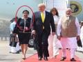जानिए कौन है महिला जो ट्रंप और PM मोदी के साथ रेड कारपेट पर दिखीं? - Hindi News | donald-trump-india-visit-gurdeep-kaur-chawla-with-pm-narendra-modi- | Latest india News at Lokmatnews.in