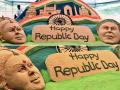 Republic day 2018: सैंड आर्टिस्ट सुदर्शन ने 69वें गणतंत्र दिवस पर दिया अनोखा तोहफा, देखें तस्वीरें - Hindi News | Republic day 2018: Sand artist Sudarsan Pattnaik made picture 69th Republic Day | Latest india Photos at Lokmatnews.in
