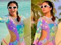 Hina Khan enjoying vacation in Maldives as she enjoys surfing in a swimsuit - Hindi News | Hina Khan enjoying vacation in Maldives as she enjoys surfing in a swimsuit | Latest entertainment Photos at Lokmattimes.com