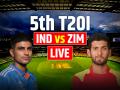 IND vs ZIM Highlights: भारत का सीरीज पर कब्जा, टीम इंडिया 42 रन जीती, जिम्बाब्वे ऑल आउट... - Hindi News | IND vs ZIM 5th T20 Live Score Streaming India vs Zimbabwe 5th T20I Live Match in Harare Sports Club | Latest cricket News at Lokmatnews.in
