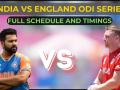 India vs England ODI series full schedule 2025: टी20 के बाद 3 मैचों की वनडे सीरीज, 6,9 और 12 फरवरी को होंगे मैच, जानें कहां देखें लाइव अपडेट और क्या है टाइमिंग - Hindi News | India vs England ODI series full schedule, squads and live streaming 2025 After T20 match 3 match ODI series held 6, 9 and 12 February know where to watch live timing | Latest cricket News at Lokmatnews.in
