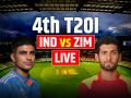 IND vs ZIM Highlights: भारत 10 विकेट से जीता, 19 चौके 4 छक्के, गिल और जायसवाल का तूफान - Hindi News | IND vs ZIM 4th T20 Live Score Streaming India vs Zimbabwe 4th T20I Live Match in Harare Sports Club | Latest cricket News at Lokmatnews.in