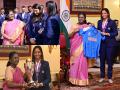 PHOTOS: राष्ट्रपति द्रौपदी मुर्मू से मिली वर्ल्ड चैंपियन इंडिया महिला टीम, देखें तस्वीरें - Hindi News | India Womens Cricket Team with President Murmu President Meets womens team Photos Goes Viral | Latest cricket Photos at Lokmatnews.in