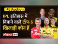 IPL इत‍िहास में बिकने वाले टॉप-5 खिलाड़ी कौन हैं - Hindi News | Who are the top 5 players sold in IPL history? | Latest cricket Videos at Lokmatnews.in