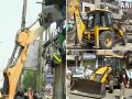 जहांगीरपुरी में बुलडोजर पर सुप्रीम कोर्ट ने लगाया ब्रेक, देखे MCD की कार्रवाई की तस्वीरे - Hindi News | delhi jahangirpuri mcd action in illegal buildings Supreme Court orders status quo on demolition see pictures of MCD action | Latest india Photos at Lokmatnews.in