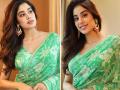 Janhvi Kapoor look gorgeous in light green saree, see pics - Hindi News | Janhvi Kapoor look gorgeous in light green saree, see pics | Latest entertainment Photos at Lokmattimes.com