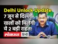 Delhi Unlock Guidelines: मेट्रो चलेंगी, खुलेंगे मॉल-बाजार, लॉकडाउन के बीच Kejriwal ने दी थोड़ी राहत! - Hindi News | Delhi Unlock Guidelines Arvind Kejriwal | Latest india Videos at Lokmatnews.in